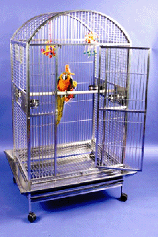 Lonomea Lookout Dome Top Stainless Steel Bird Cage